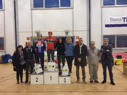 L'assessore regionale alle Finanze Barbara Zilli alle premiazioni del Gran Premio Friuli Venezia Giulia di ciclocross disputatosi oggi a Variano di Basiliano